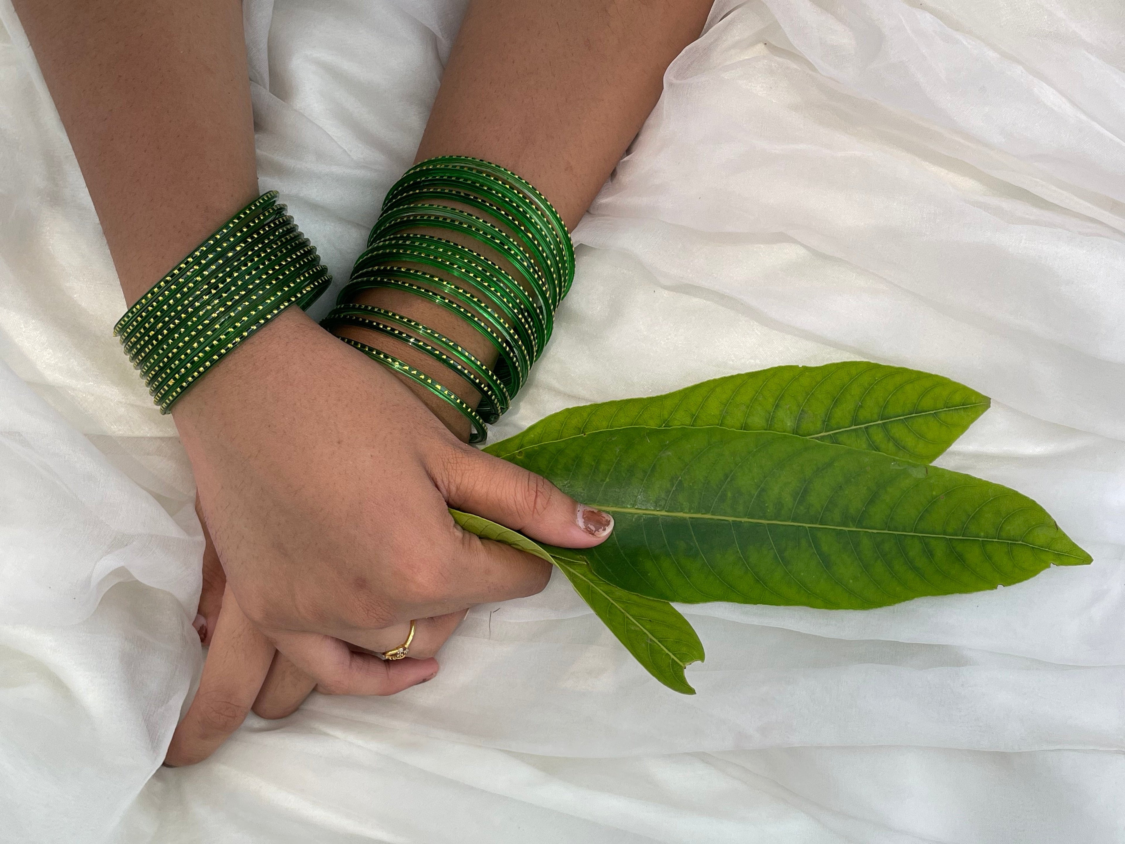 Emerald Green Bangles